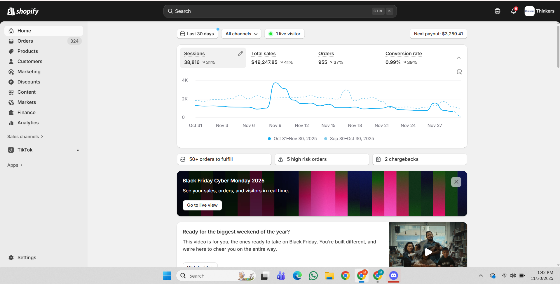TryThinkers Dashboard
